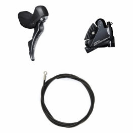 Ensemble de frein à disque hydraulique SHIMANO ULTEGRA BRR8020KITR8070SET Droite / arrière Résine avec ailette 1700mm