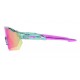 Lunettes AZR Race Rx - Turquoise vernie / rose